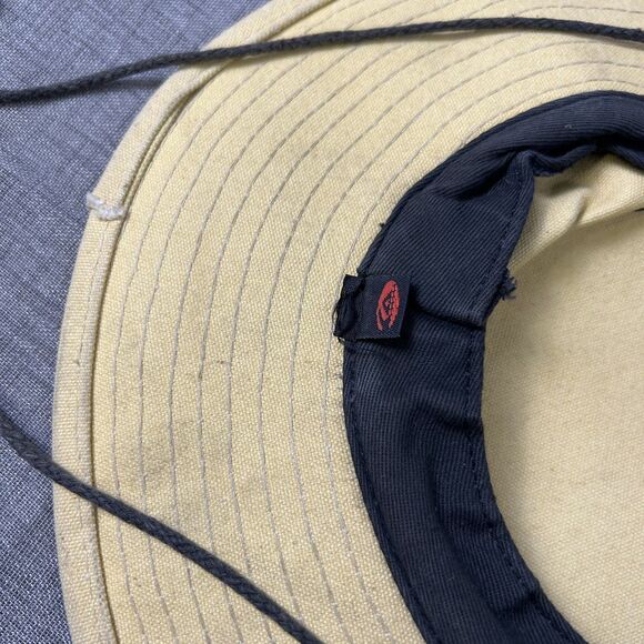 Quiksilver Bush Vintage 90’s Hat Beige Sun Camp Hike Fishing Quicksilver Hat USA - Picture 8 of 9